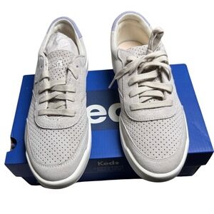 Keds NWT Match Point Suede Light Gray Sneakers Dream Foam Size 8